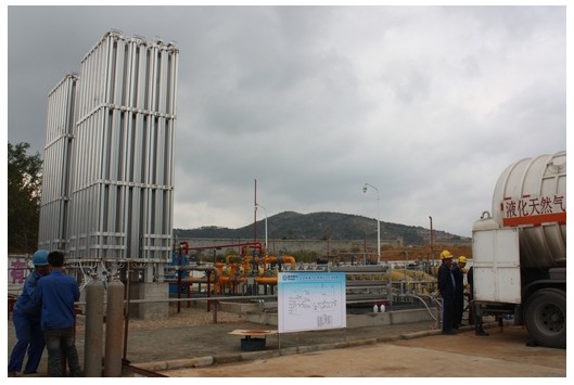 我市首座LNG釋放站建成，燃氣保供能力將有所提升